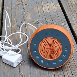 Housbay White Noise Machine Wood Grain Sleep Therapy Sound Machine HFD-W05